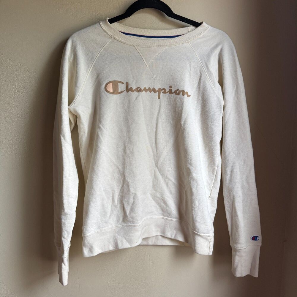 Champion Cream Crewneck Sweater